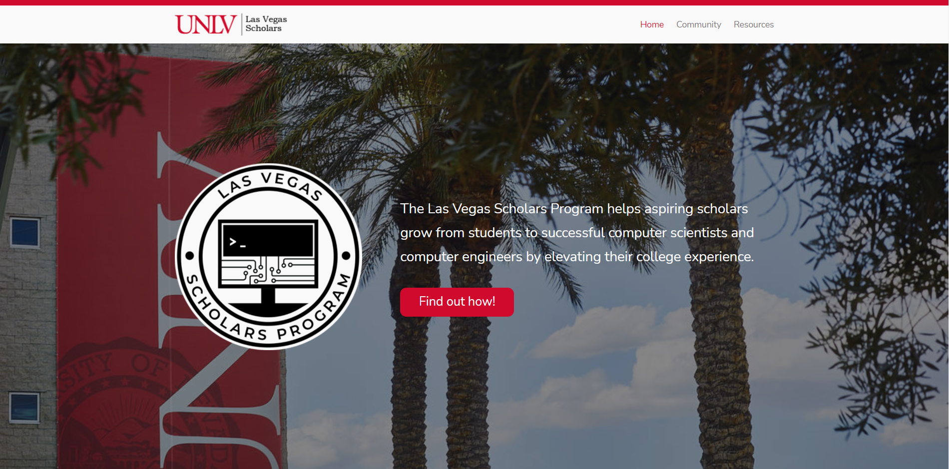 Official LVSP Website project preview